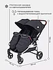 КОЛЯСКА ПРОГУЛОЧНАЯ ДЛЯ ДВОЙНИ MOWBABY TANDEM BLACK, фото 2