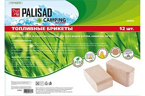 Топливные брикеты, 12 брикетов, 10 кг Россия Camping// Palisad 69665