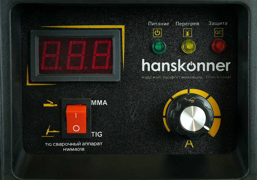 HWM4018 Сварочный аппарат Hanskonner TIG+MMA, 200 A, ПВ 80%, 160-270 В, - фото 10 - id-p101167863