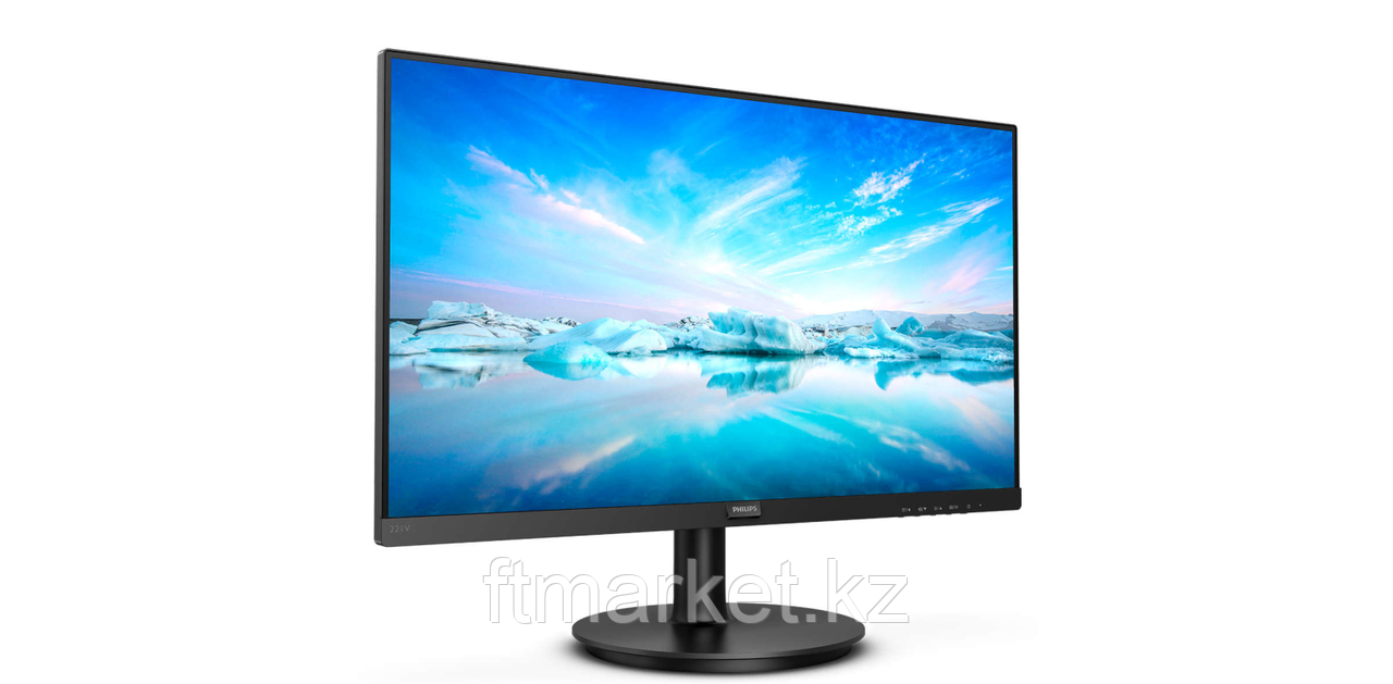 Монитор жидкокристаллический PHILIPS 221V8/01 LCD 21,5'' 16:9 1920х1080(FHD) VA, nonGLARE, 250cd/m2, - фото 4 - id-p103545805