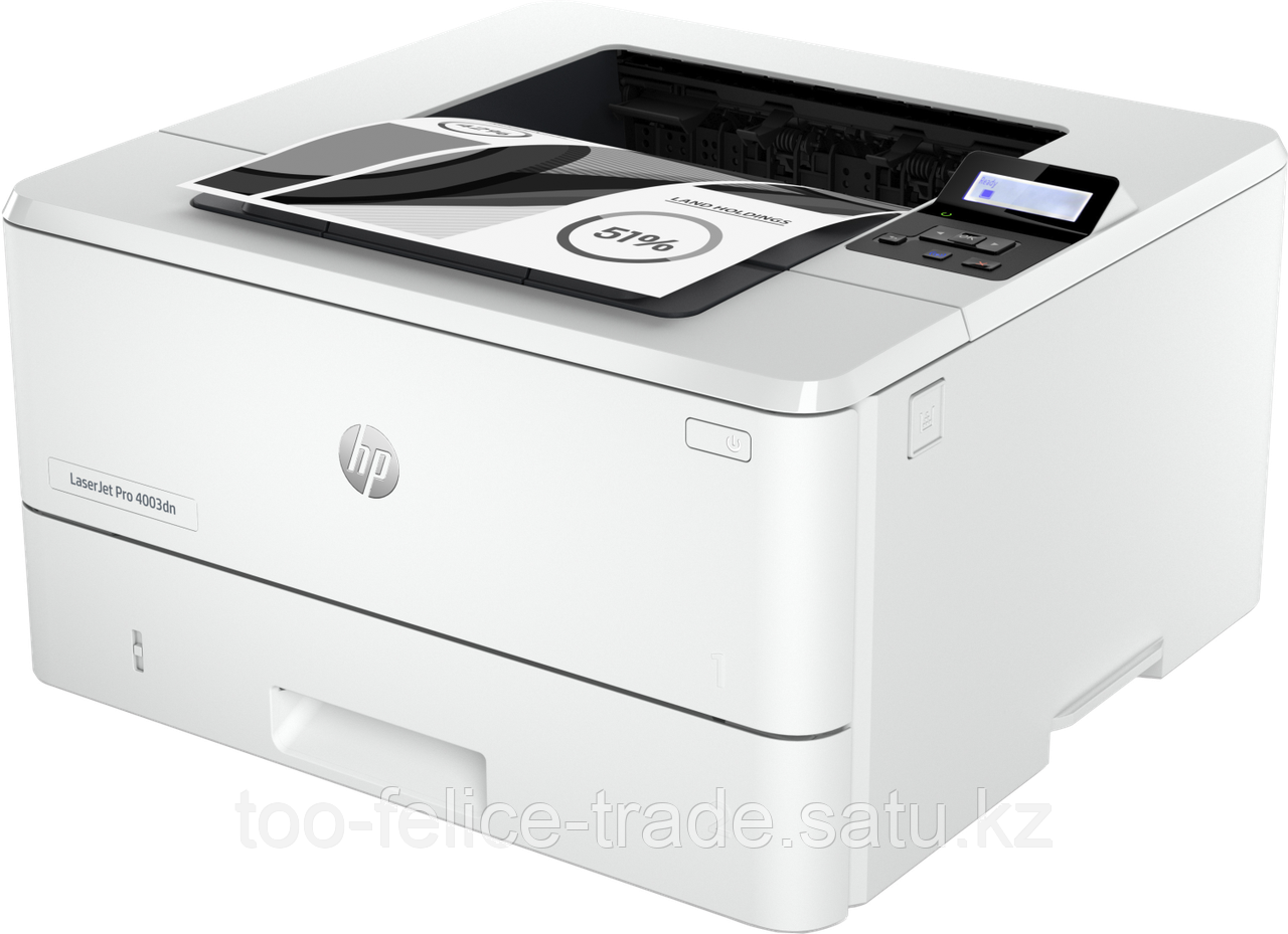 Принтер HP LaserJet Pro M4003dn (A4), 40 ppm, 256MB, 1.2 MHz, tray 100+250 pages, USB+Etherneti, Print - фото 3 - id-p104892644