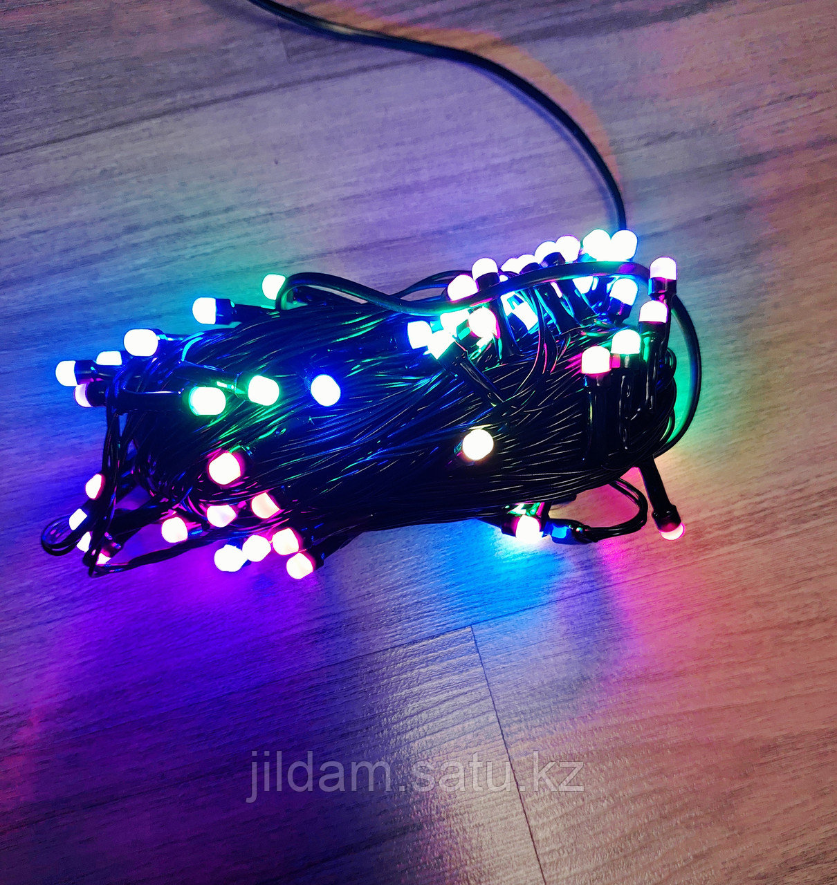 Гирлянда светодиодная LED 20м разноцветная - фото 1 - id-p104640003