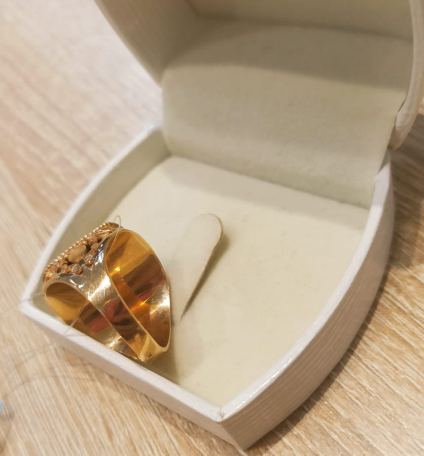 Мужское кольцо с ониксом / 20,5 размер ( пр. Абая 141 ) - фото 5 - id-p106985187