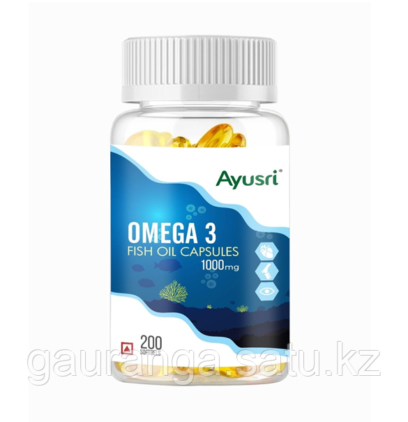 Омега 3 (рыбий жир) Аюшри / Omega 3 Fish Oil Ayusri 200 капсул