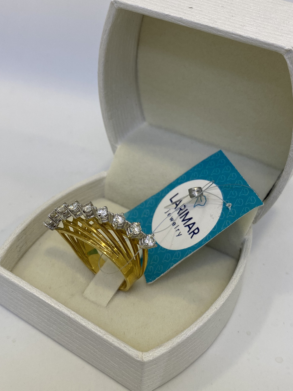 Кольцо с бриллиантами /750 проба ( Шоурум ) - фото 2 - id-p106985129