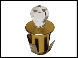 Хрустальная насадка Cariitti CR16 для Финской Сауны (золото, длина кристалла-16 мм, IP67, без источника света)