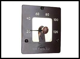 Термометр Cariitti SQ квадратный для Финской Сауны (нерж. сталь, требуется 1 оптоволокна D=2-4 мм)