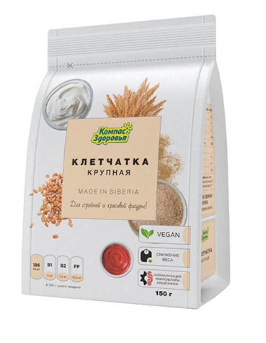 Клетчатка пшеничная крупная Компас здоровья, 150 г