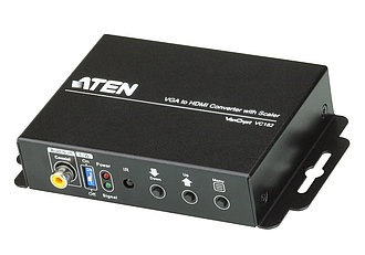 Конвертер интерфейса VGA-HDMI с поддержкой звука и масштабирования  VC182 ATEN