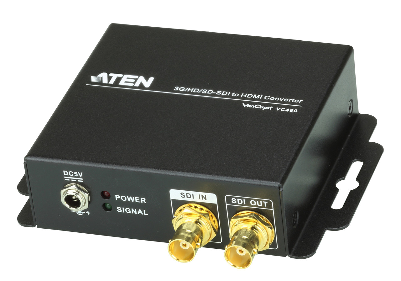 Конвертер интерфейса 3G/SDI-HDMI с поддержкой звука VC480 ATEN