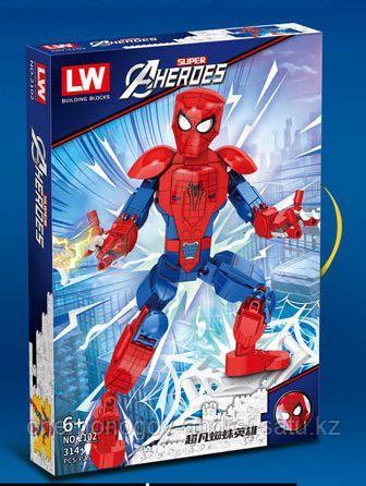 Конструктор LW2102 Super Heroes MARVEL "Фигурка Человека-Паука" 314 дет.