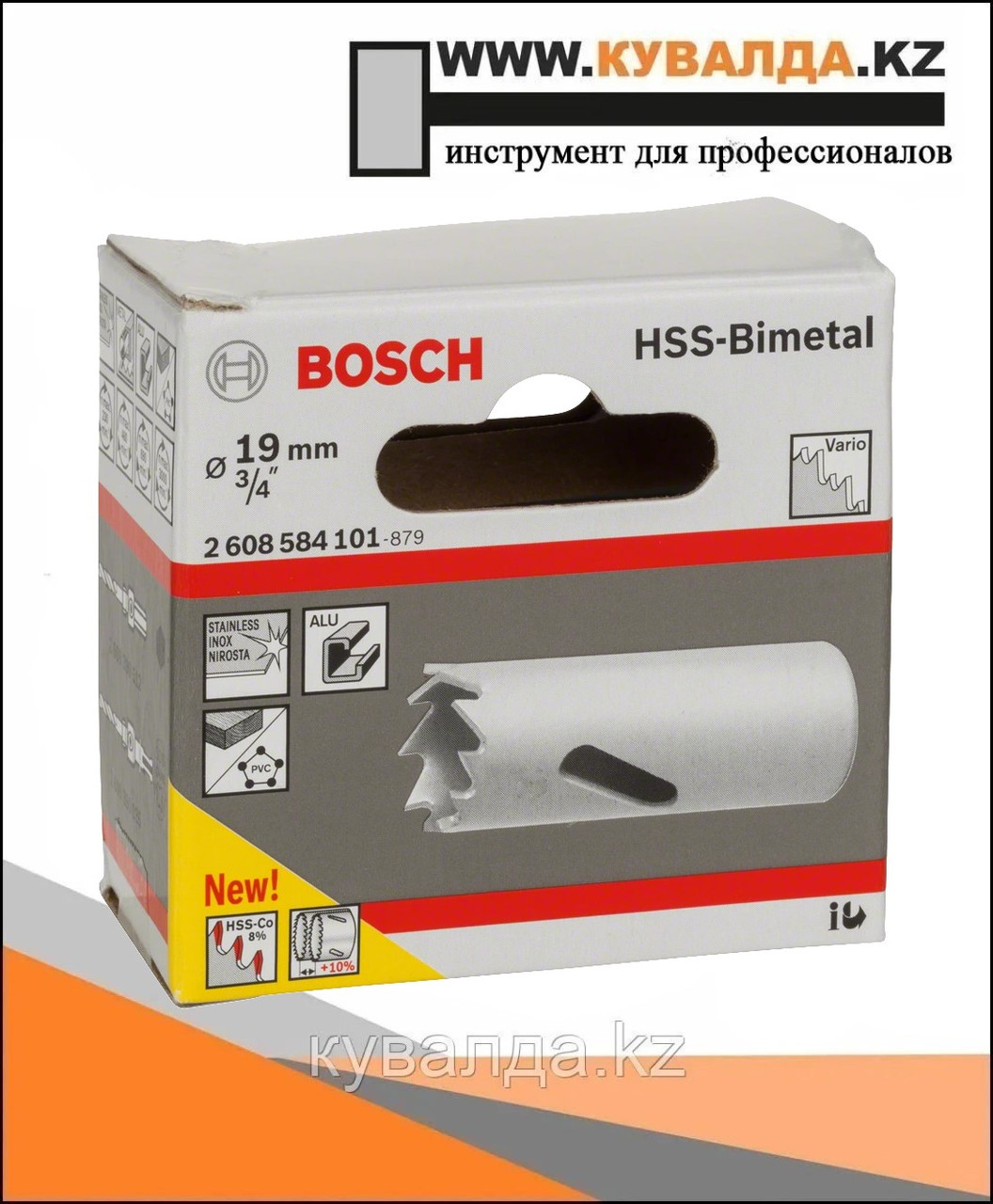 Коронка Bosch Биметаллическая Ø19мм