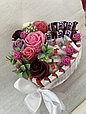 Щоколадный набор с  мыльными розами . нет в наличии, фото 6