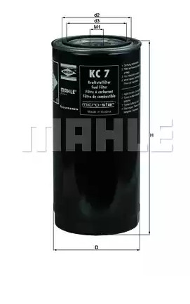Фильтр топливный HENGST H18WK04(KC 7)