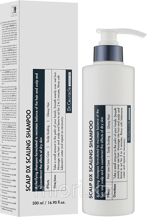 Отшелушивающий Шампунь для Укрепления Волос Dr. Ceuracle Scalp DX Scaling Shampoo 500 мл - фото 2 - id-p106987671