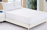 Белые отельные простыни. Размер 160*250 см.