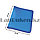 Папка А4 пластиковая на молнии синяя, фото 2