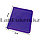 Папка А4 пластиковая на молнии фиолетовая, фото 2