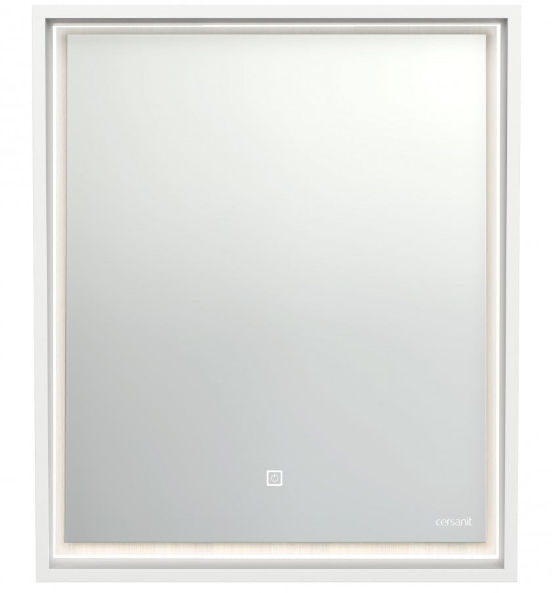 Зеркало LOUNA 60 с подсветкой прямоугольное универсальная белый 62632 - фото 2 - id-p106995058