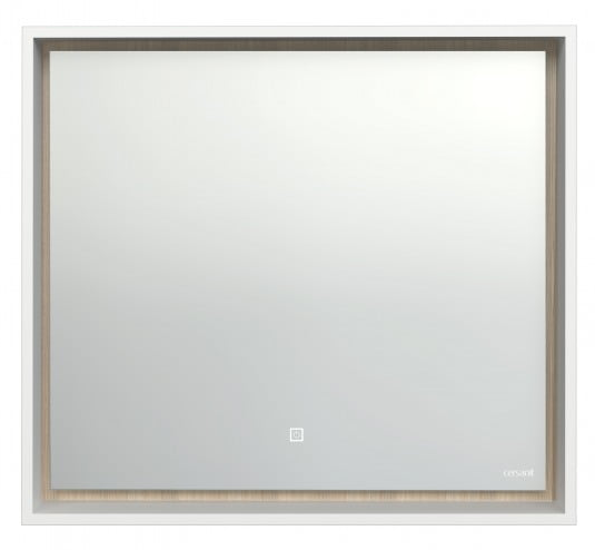 Зеркало LOUNA 80 с подсветкой прямоугольное универсальная белый 62633 - фото 2 - id-p106995656