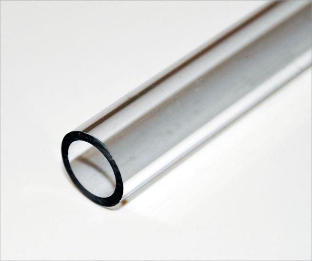 Труба поликарбонатная прозрачная D= 25 мм, s= 1.5 мм, L= 3 м - фото 1 - id-p106995706