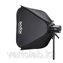 Софтбокс (рассеиватель) Godox SGGV6060 для накамерных вспышек (с сотами и адаптером S2), фото 2