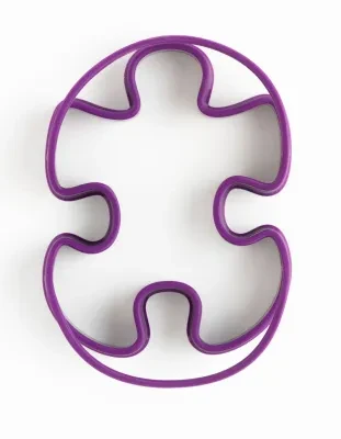 Форма Mastrad для яичницы Паззл, фиолетовая, набор из 2 шт - в подарочной упаковке F66005 - фото 2 - id-p106996218