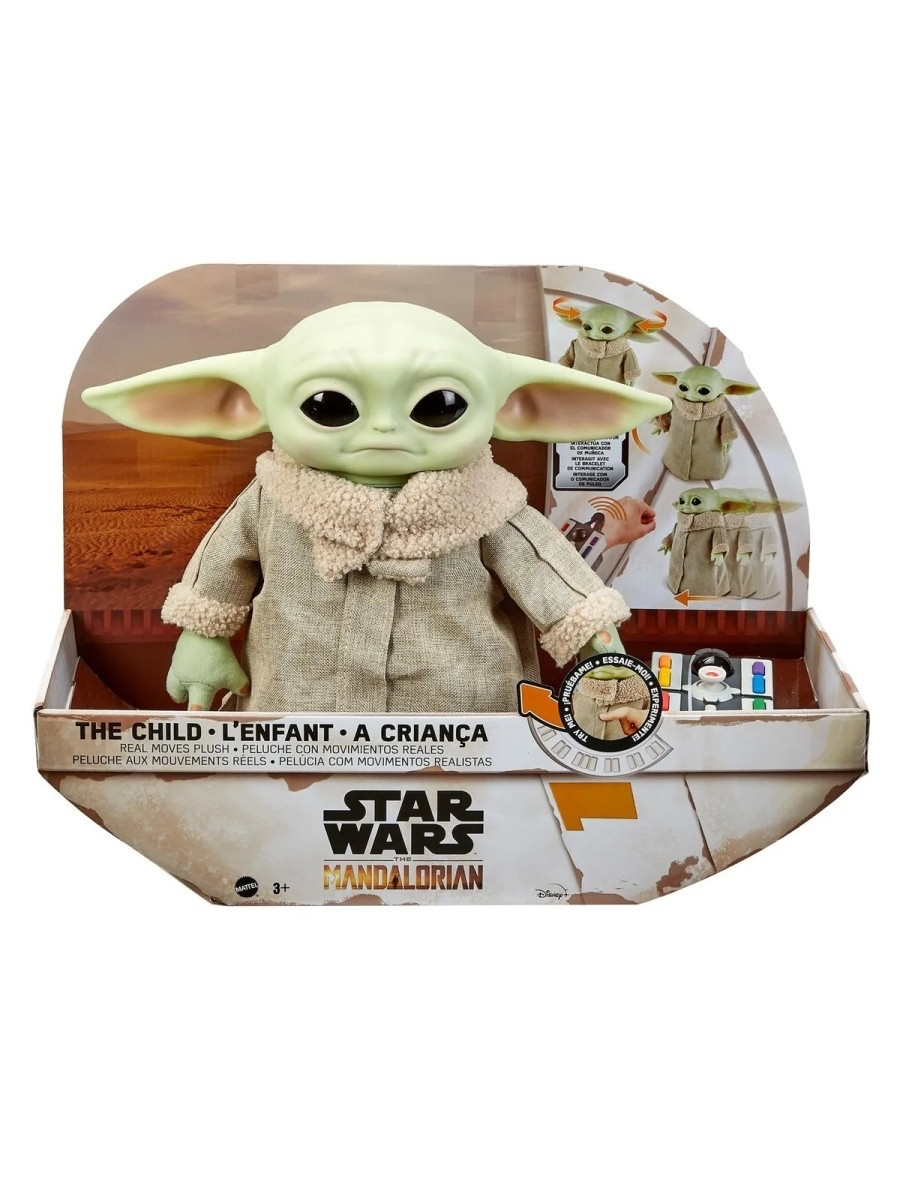 Игрушка Mattel Baby Yoda ходящий (Бейби Йода, Грогу) - фото 2 - id-p106996554