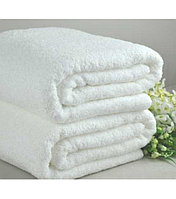 Полотенце махровое отельное, белого цвета. 70*140см