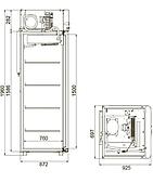 Шкаф холодильный Polair CM107‑Sm ..0/+6°С