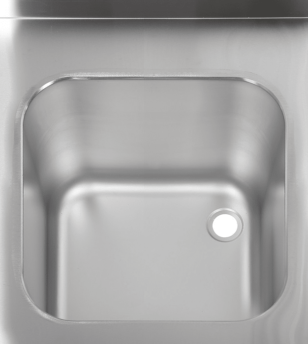 Ванна моечная Luxstahl ВМ1 6/6/8.5 (сталь 430-0,8) - фото 4 - id-p88855628