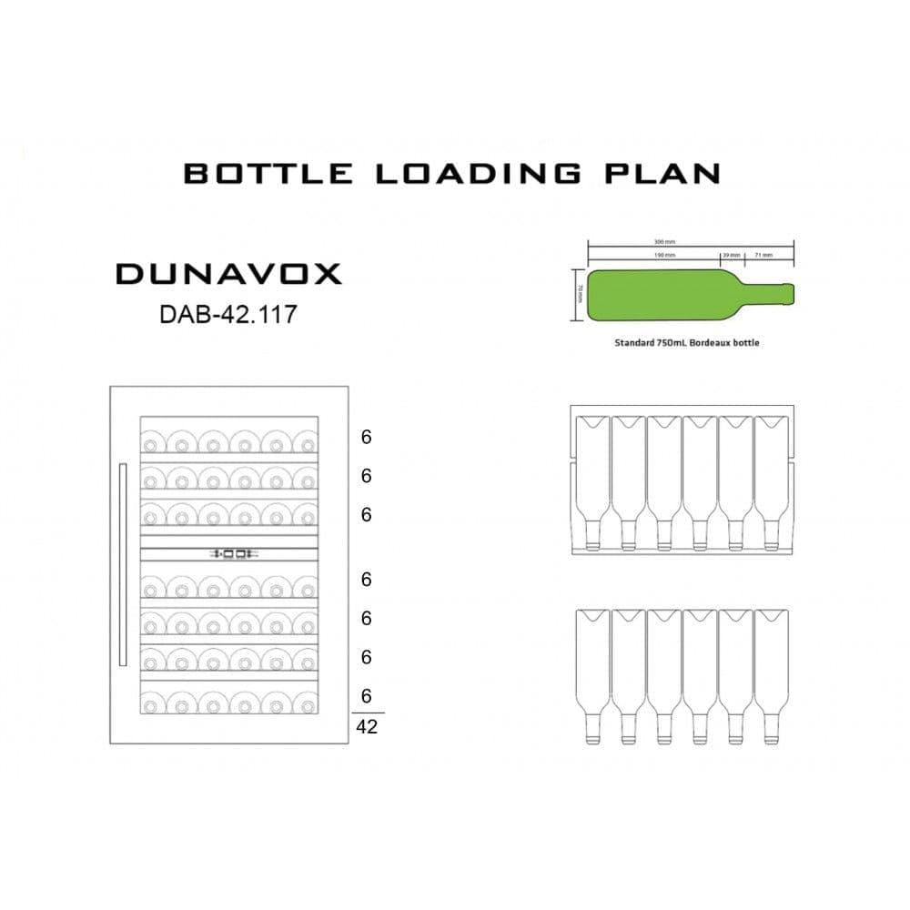 Шкаф винный Dunavox DAB-42.117DSS - фото 4 - id-p73943042