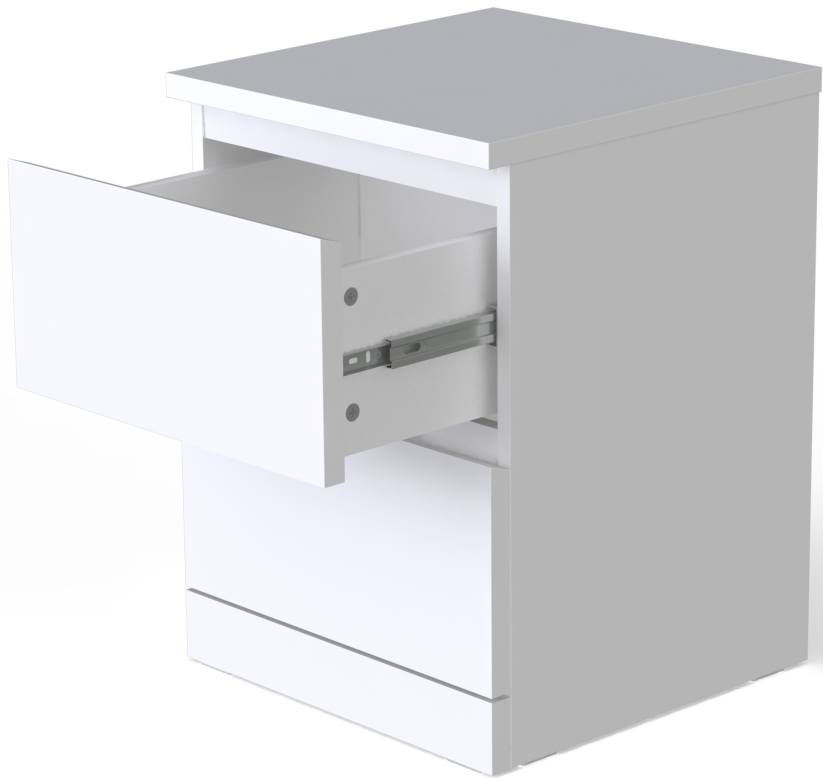 Тумба 2 ящика VARMA 2 (ВАРМА 2), белая, фото 1
