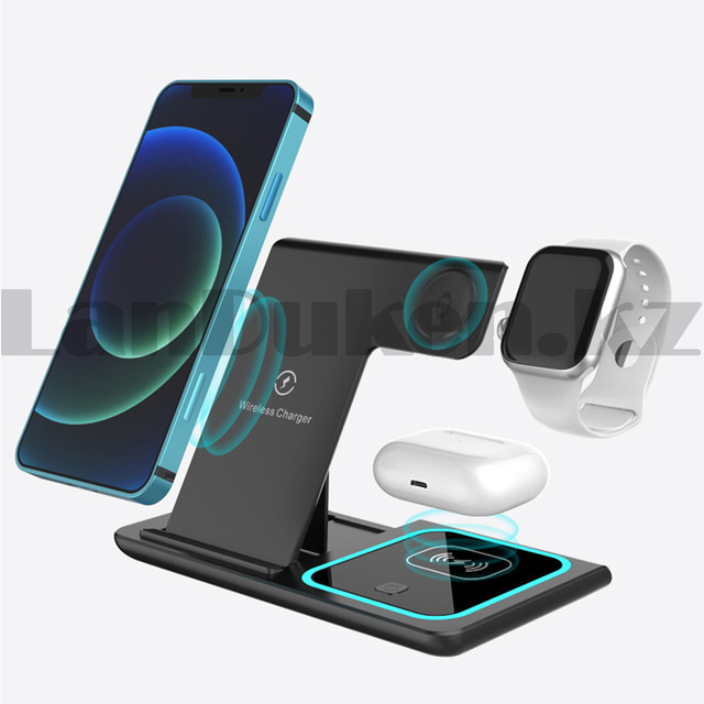 Складная беспроводная зарядка 3 в 1 для смартфона беспроводных ...