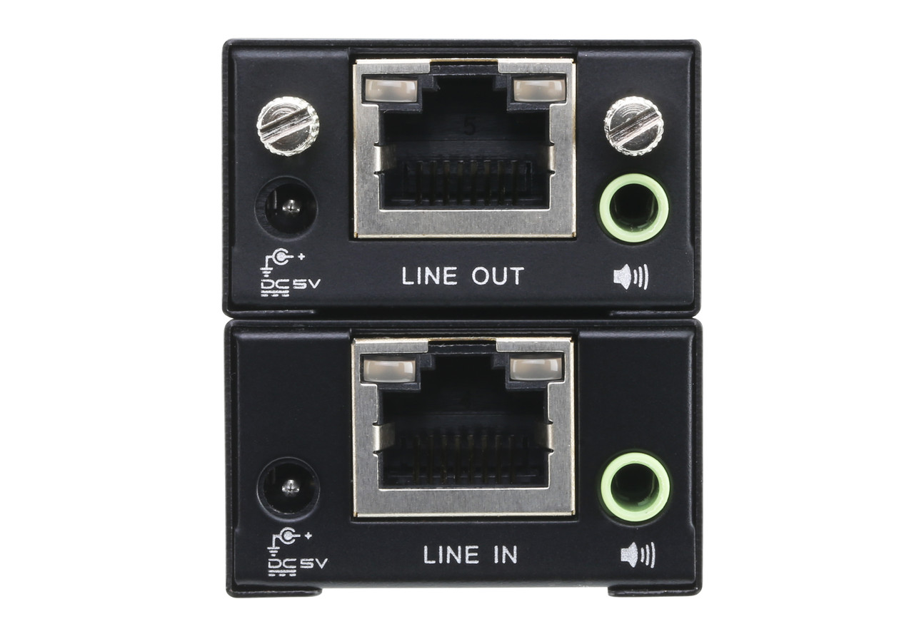 Мини видео-удлинитель по кабелю Cat 5 и интерфейсами передачи звука, VGA (1280 x 1024@150м) VE022 ATEN - фото 3 - id-p4843005
