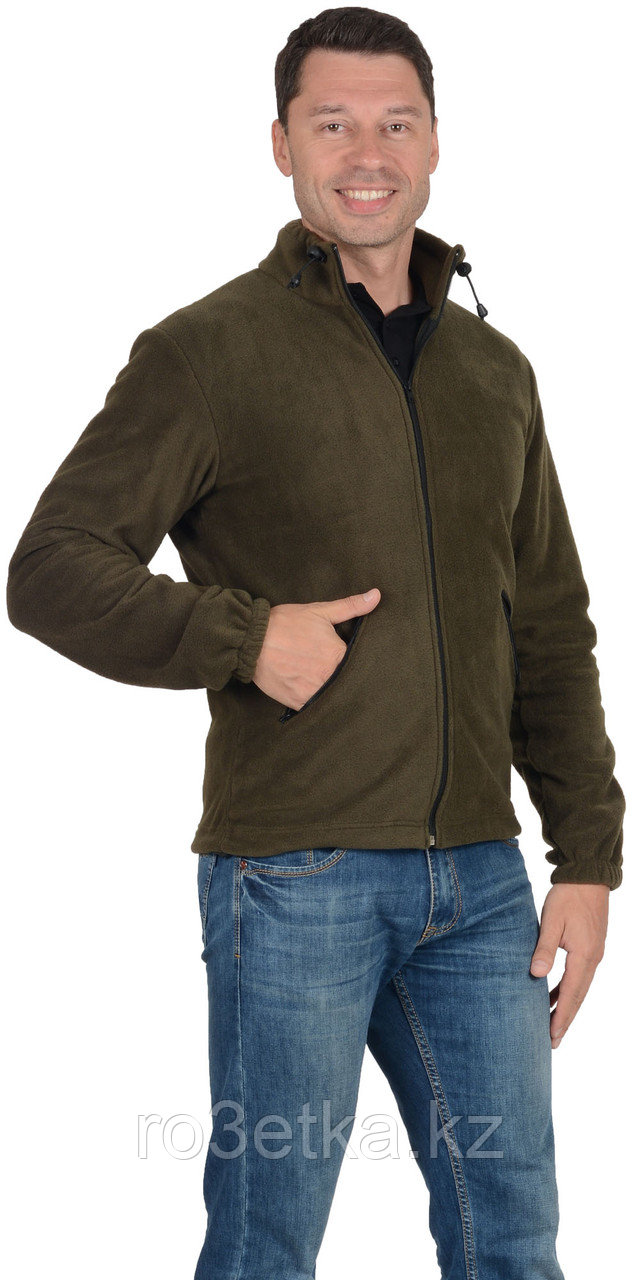 Куртка флисовая AG 260 г/кв.м. мужская оливковая