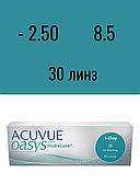 1 Day Acuvue Oasys Контактные однодневные линзы Acuvue Oasys 1-Day / Акувью Оазис -2.5