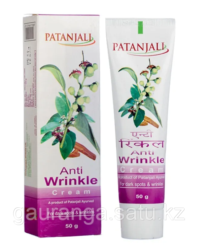 Патанджали крем омолаживающий против морщин (Anti Wrinkle Cream Patanjali), 50 гр. - фото 1 - id-p107012689