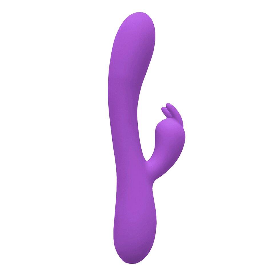 Вибратор-кролик Gili-Gili фиолетовый от WOOOMY с подогревом (20.2 *3.4 см.), фото 1