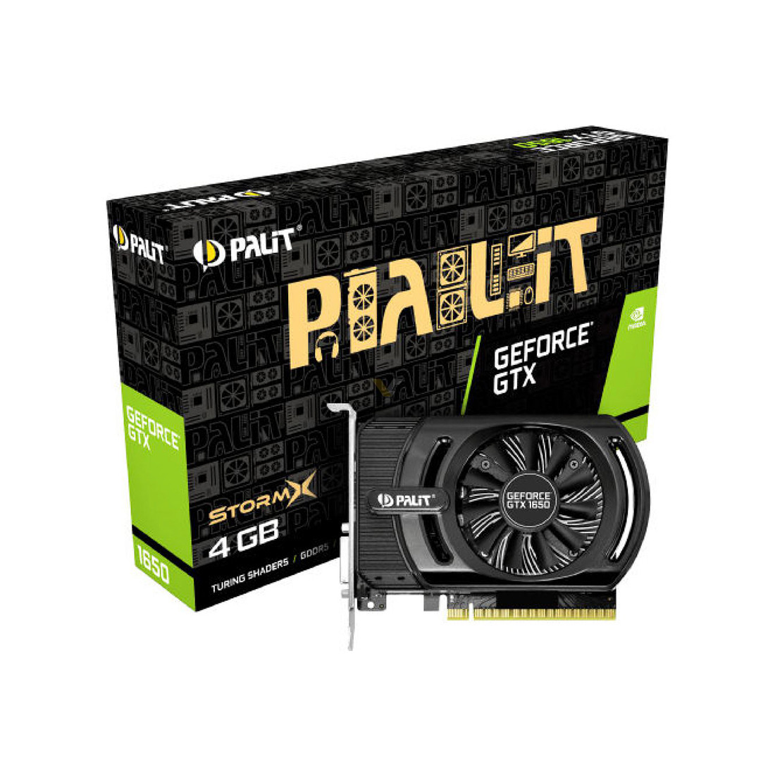 Видеокарта PALIT GTX1650 STORMX 4G (NE51650006G1-1170F)