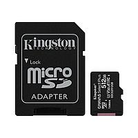 Kingston SDCS2/512GB Карта памяти 512GB microSDXC Canvas Select Plus Class 10, с адаптером SD