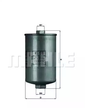 Фильтр топливный KS(50 013 171)(MAHLE KL 28)
