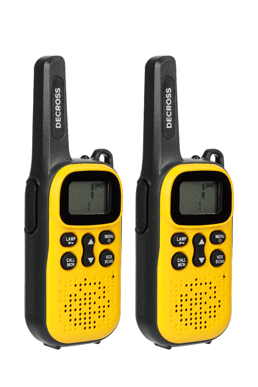 Комплект из двух радиостанций DECROSS DC43 Yellow - фото 2 - id-p107024929