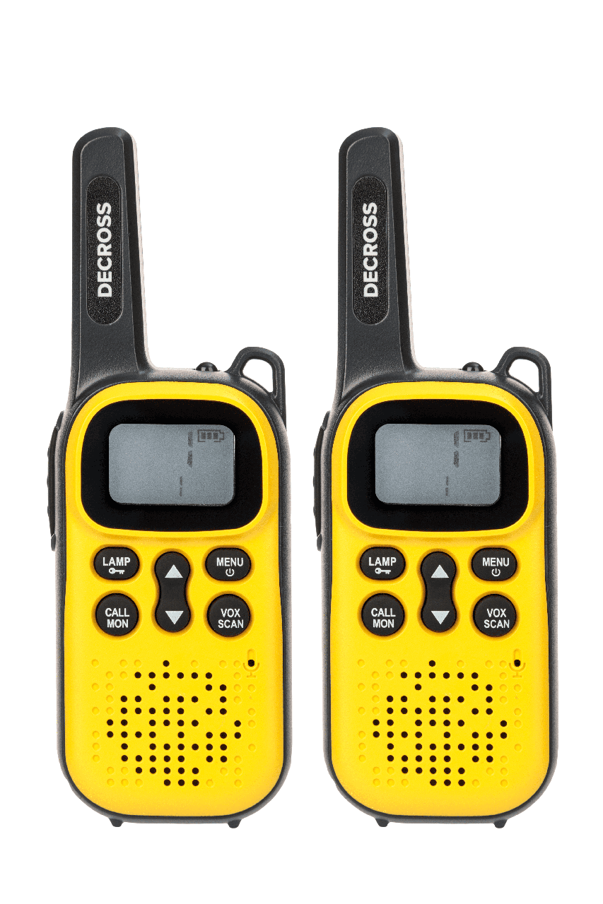 Комплект из двух радиостанций DECROSS DC43 Yellow - фото 1 - id-p107024929