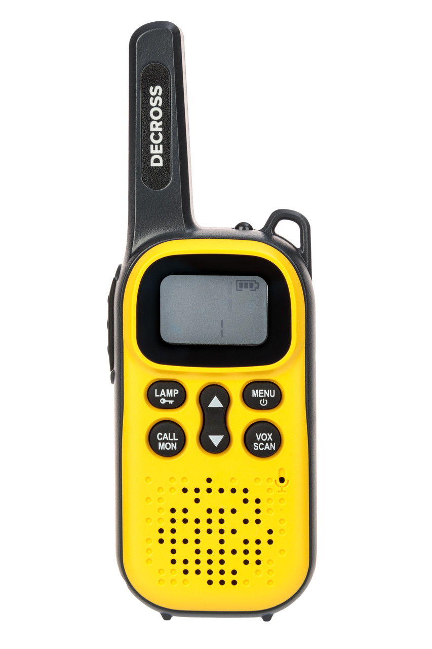Комплект из двух радиостанций DECROSS DC43 Yellow - фото 4 - id-p107024929