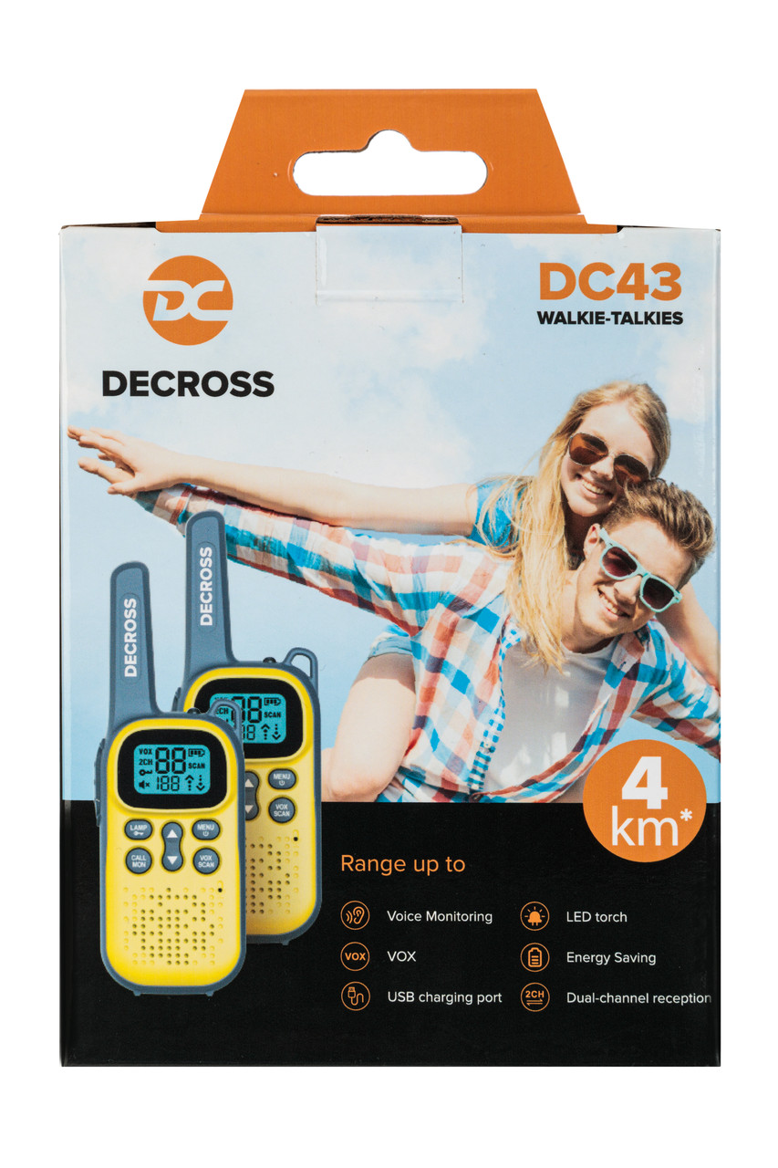Комплект из двух радиостанций DECROSS DC43 Yellow - фото 10 - id-p107024929