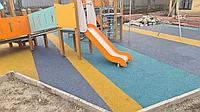 Резиновые покрытие для спортивных площадок