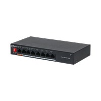 DH-PFS3008-8ET-60 8 портты басқарылмайтын Fast Ethernet PoE қосқышы