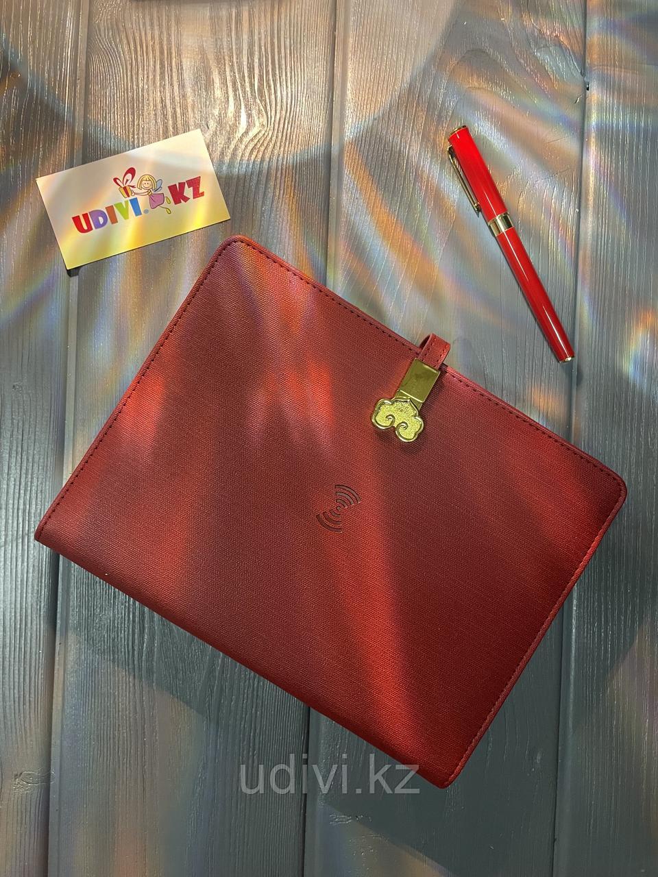 Блокнот красного цвета с поддержкой MagSafe и проводной зарядкой - фото 5 - id-p107024961