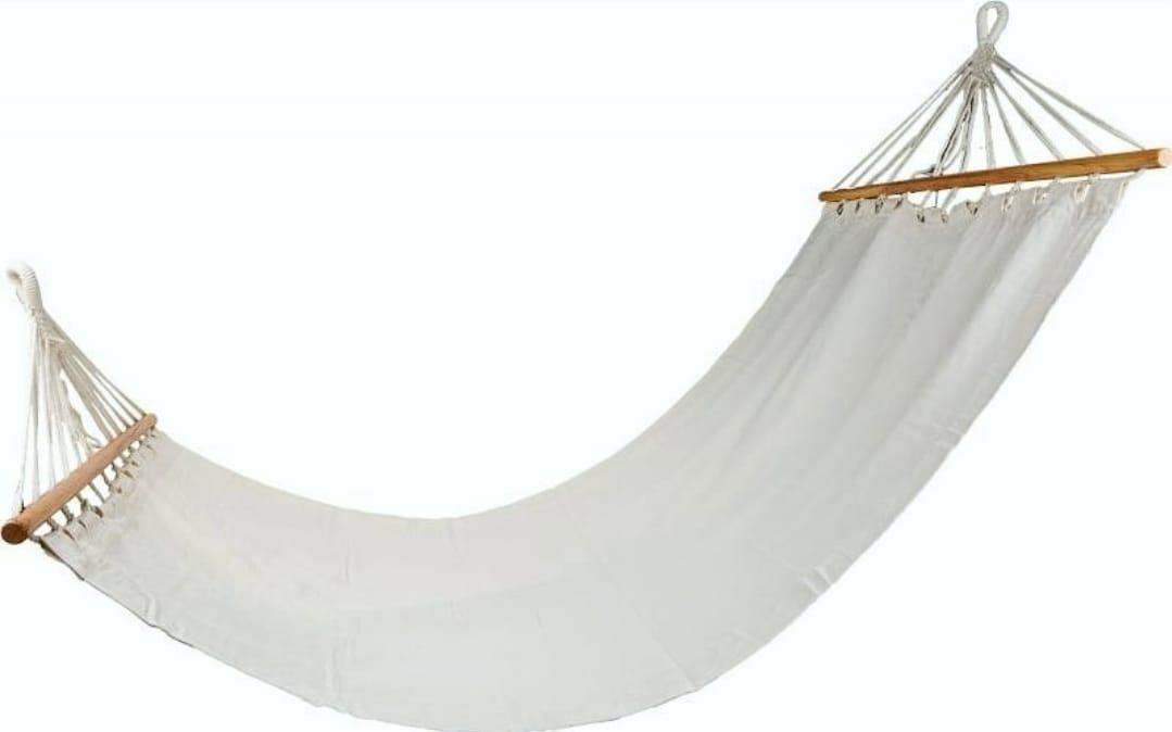 Гамак садовый 100х200см поликоттон/дерево